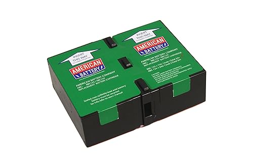 ABC RBC123 Leak Proof UPS Battery, Black/Green - Dealtargets.ca