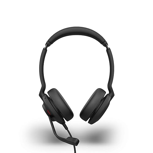 abra Evolve 30 II Headset - Stereo - USB Type C, Mini - phone (3.5mm) - Wired - 32 Ohm - 150 Hz - 7 kHz - Over - the - head, On - ear - Binaural - Supra - aural - 3.94 ft Cable - Electret, Condenser Microphone - Noise Canceling - Black - Dealtargets.ca