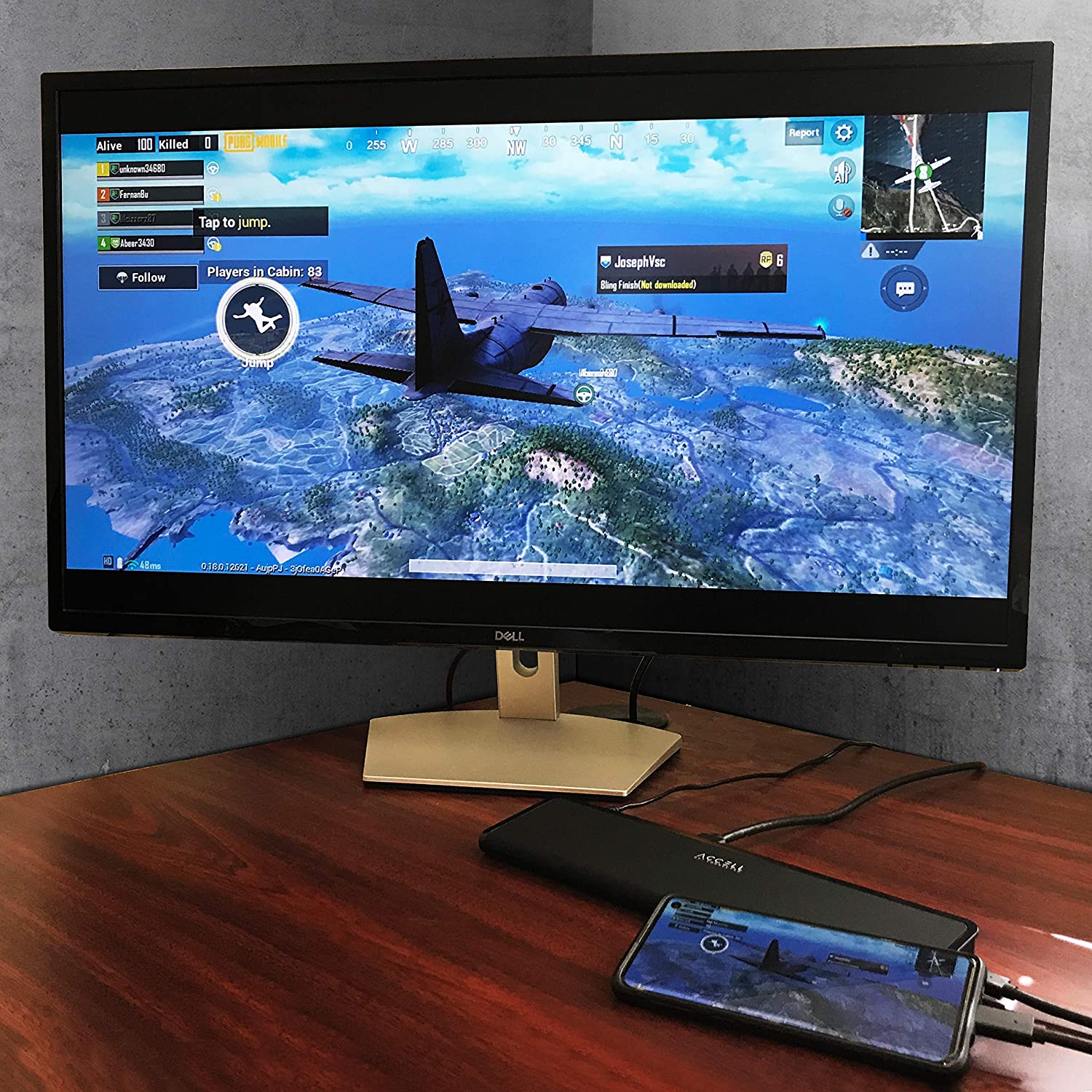 Accell InstantView USB-C 4K Docking Station - 2 HDMI, 3x USB-A 3.1, Ethernet, Audio Ports Compatible with PC, macOS, Android, Chromebook, (K31G2-001B) - Dealtargets.com