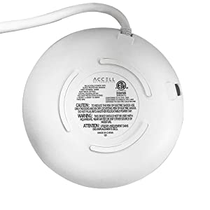 Accell Power Air - Surge Protector and USB Charging Station - White, 6 ft (1.8 m), (Model: D080B-048F) White Power Air - Dealtargets.com