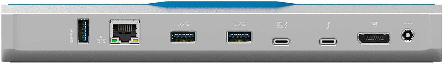 Accell Thunderbolt 3 Dock - Dual Display 4K at 60Hz, 70W Charging, 40Gbps, TB3 Cable, 6x USB Ports, Ethernet, 135W Power Adapter, Audio Ports, Aluminum Docking Station, Power Delivery(K160B-001K) - Dealtargets.com