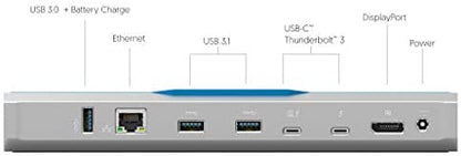 Accell Thunderbolt 3 Dock - Dual Display 4K at 60Hz, 70W Charging, 40Gbps, TB3 Cable, 6x USB Ports, Ethernet, 135W Power Adapter, Audio Ports, Aluminum Docking Station, Power Delivery(K160B-001K) - Dealtargets.com