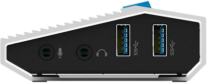 Accell Thunderbolt 3 Dock - Dual Display 4K at 60Hz, 70W Charging, 40Gbps, TB3 Cable, 6x USB Ports, Ethernet, 135W Power Adapter, Audio Ports, Aluminum Docking Station, Power Delivery(K160B-001K) - Dealtargets.com