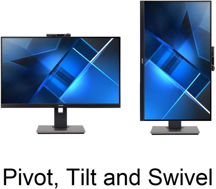 Acer B247Y Dbmiprczx 23.8"" Full HD (1920 x 1080) IPS Zero-Frame Ergo Stand Professional Adaptive-Sync Monitor - Dealtargets.com
