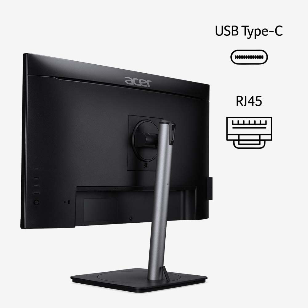 Acer CB273U bemipruzx 27" WQHD 2560 x 1440 IPS Professional Docking Monitor with AMD FreeSync | Delta E&lt;1 | 99% sRGB | HDR10 | TUV/Eyesafe | Display Port, HDMI 2.0, USB Type-C, Ethernet &amp; USB Ports - Dealtargets.com