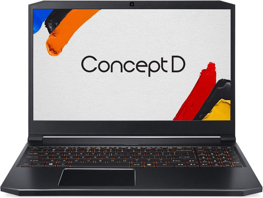 Acer ConceptD 5 CN515-71-712T Creator Laptop, Intel i7-9750H, GeForce GTX 1660 Ti, NVIDIA Studio, 15.6" 4K Ultra HD IPS, 100% Adobe RGB Color Gamut, Pantone Validated, Delta E&lt;2, 32GB DDR4, 512GB NVMe SSD i7-9750H/Geforce GTX 1660 Ti 32 GB - Dealtargets.com