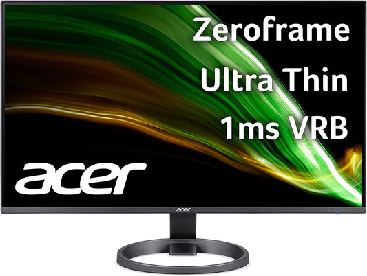 Acer R242Y Ayi 23.8" Full HD (1920 x 1080) VA Monitor | AMD FreeSync Technology | Ultra-Thin | Edge-to-Edge | Zero-Frame | 1ms VRB | 75Hz | HDMI &amp; VGA ports Monitor only 23.8-inch - Dealtargets.com