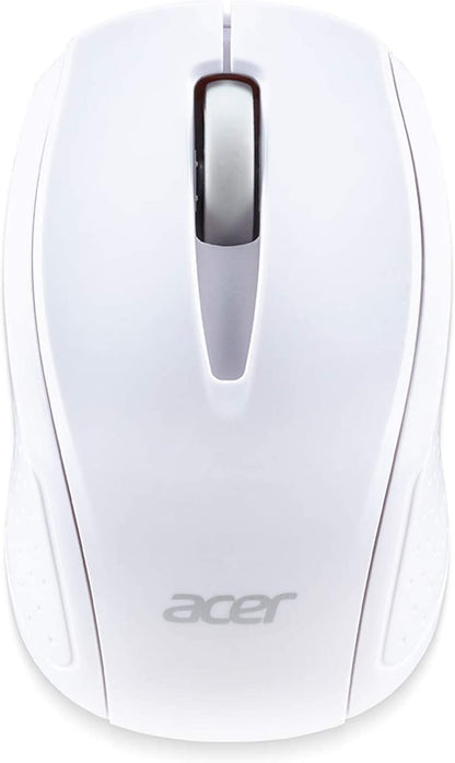 Acer RF Wireless Mouse (White), Works with Chromebook, with USB Plug and Play for Right/Left Handed Users (for Chromebooks, Windows PC &amp; Mac) White Chromebook Mouse - Dealtargets.com