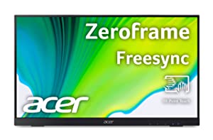 Acer UT222Q bmip 21.5” Full HD (1920 x 1080) 10 Point Touch Monitor with AMD FreeSync Technology | Up to 75Hz | 5ms (Display Port, HDMI Port, VGA &amp; USB Port) - Dealtargets.com