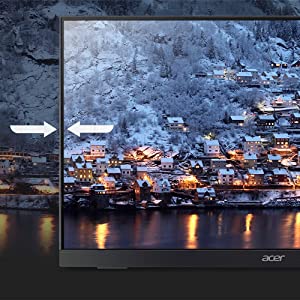 Acer UT222Q bmip 21.5” Full HD (1920 x 1080) 10 Point Touch Monitor with AMD FreeSync Technology | Up to 75Hz | 5ms (Display Port, HDMI Port, VGA &amp; USB Port) - Dealtargets.com
