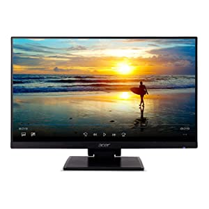 Acer UT241Y bmiuzx 23.8” Full HD (1920 x 1080) Zero Frame IPS Touchscreen Monitor with Dual-Hinge Tiltable Stand (USB 3.1 Type-C, HDMI &amp; VGA ports),Black - Dealtargets.com