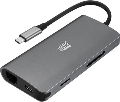 Adesso 8 in 1 USB-C Multiport Docking Station - Dealtargets.com