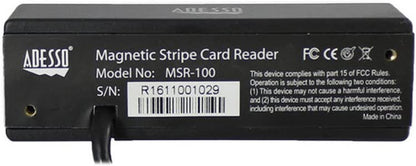 Adesso Accessory MSR-100 Magnetic Stripe Card Reader Retail - Dealtargets.com
