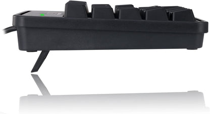 Adesso AKB-600HB 19-Key Mechanical Keypad with 3-Port USB Hub - Dealtargets.com