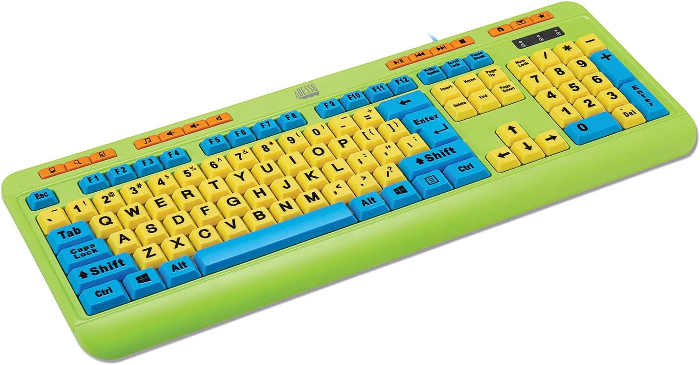 Adesso Antimicrobial Wired Kids KEYBRD and Mouse Combo - Dealtargets.com
