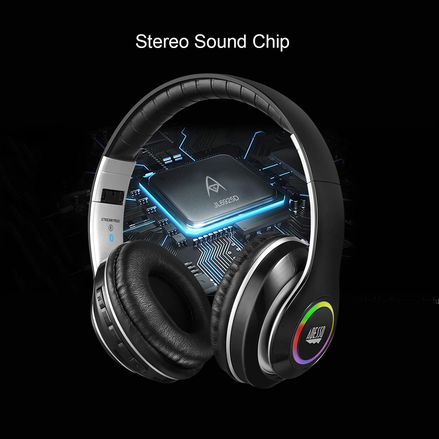 Adesso Bluetooth Headphone with Built-in Microphone Bluetooth 5.0+EDR - Dealtargets.com