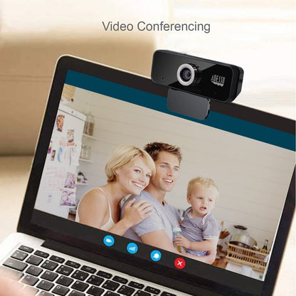Adesso CyberTrack 6S 4K Ultra HD USB Webcam with Manual Focus and Built-in Stereo Microphone - Dealtargets.com