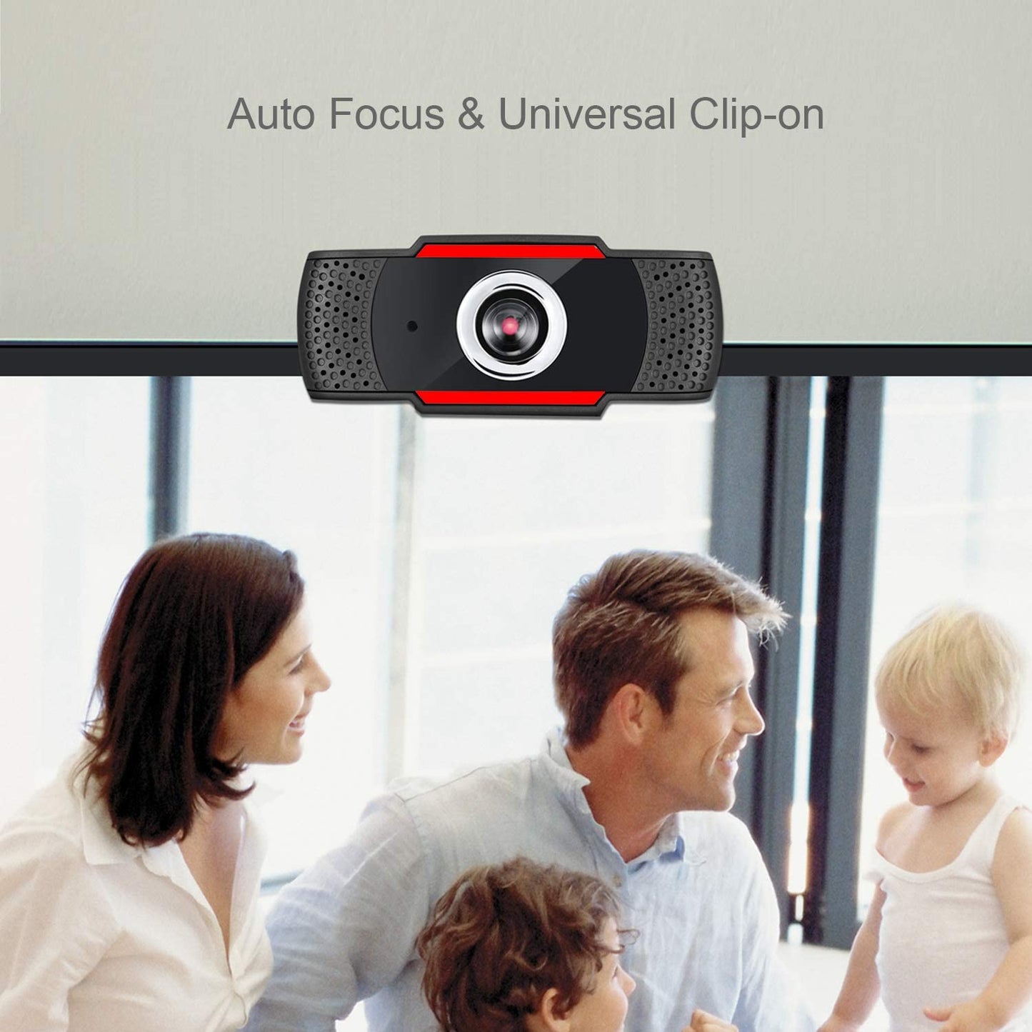 Adesso CyberTrack H3 Webcam 1.2 Megapixel 30 fps USB 2.0 1280x720 Video CMOS Sensor Manual-Focus Microphone for PC &amp; Laptop, Black - Dealtargets.com