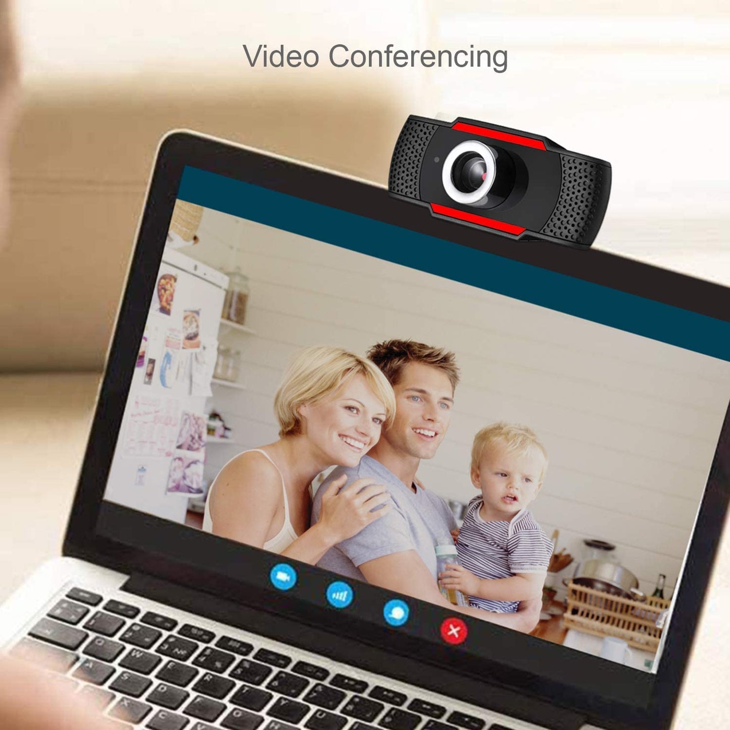 Adesso CyberTrack H3 Webcam 1.2 Megapixel 30 fps USB 2.0 1280x720 Video CMOS Sensor Manual-Focus Microphone for PC &amp; Laptop, Black - Dealtargets.com