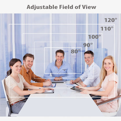 Adesso CyberTrack K4 4K Ultra HD Fixed Focus USB Webcam with Adjustable Field of View Angle, Built-in Dual Microphones, Privacy Audio/Video Switch &amp; Tripod Mount - Dealtargets.com