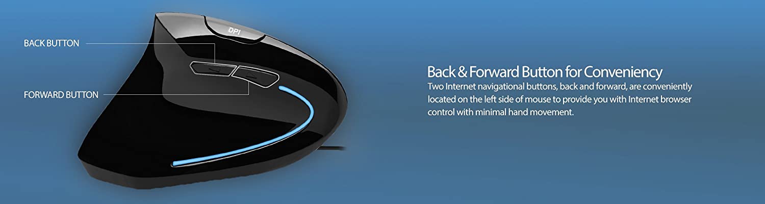 Adesso iMouse E9 Left-Handed Vertical Ergonomic Mouse - Dealtargets.com