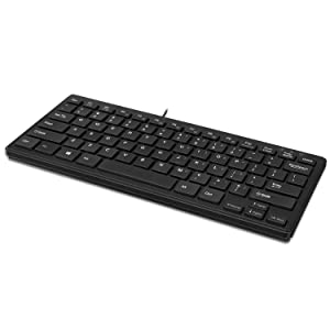 Adesso Natural Ergonomic AKB-111UB SlimTouch Mini Keyboard - Dealtargets.com