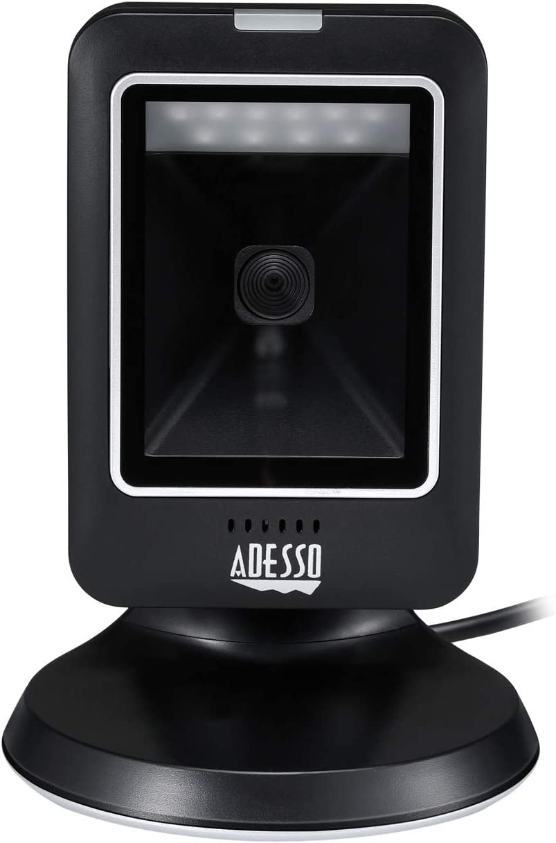 Adesso NuScan 2800U Omnidirectional 2D Desktop Barcode Scanner USB - Dealtargets.com
