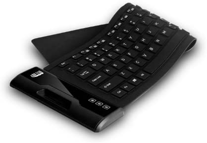 Adesso SlimTouch 232 Antimicrobial Waterproof Flexible Keyboard for Windows 8/7/Vista/XP/2000 (AKB-232UB), black - Dealtargets.com