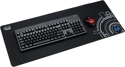 Adesso TRUFORM P104 Extra Large Gaming Mousepad - 32 x 12 Inches Gaming Mouse Pad Soft Cloth Ultra Long Matte with Circular Logo Design for Esports - Dealtargets.com