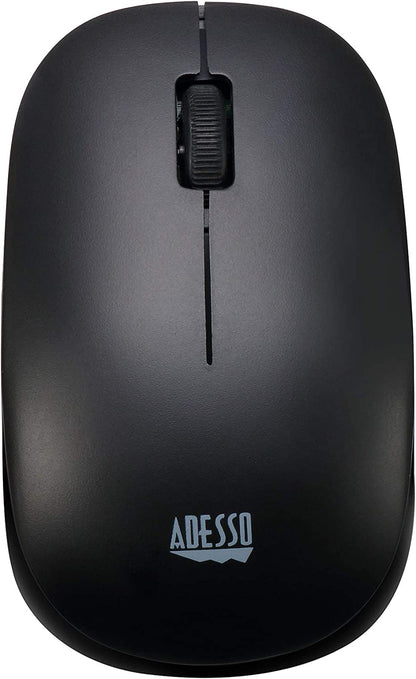 Adesso WKB-1100CB Natural Ergonomic Wireless Spill Resistant Mini Keyboard &amp; Mouse Combo - Dealtargets.com