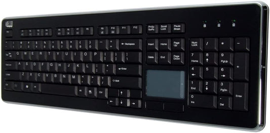 Adesso WKB-4400UB - Wireless SlimTouch Desktop Touchpad Keyboard - Dealtargets.com
