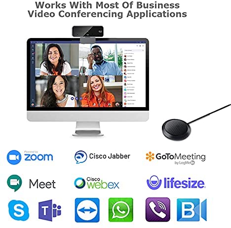 Adesso Xtream M3 Omnidirectional USB Tabletop Microphone for Meetings and Video Conferences - Dealtargets.com