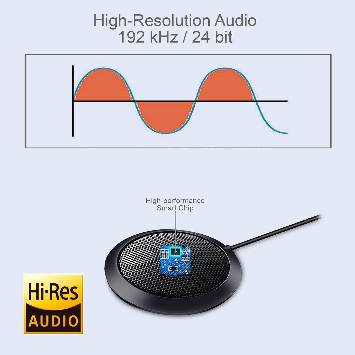 Adesso Xtream M3 Omnidirectional USB Tabletop Microphone for Meetings and Video Conferences - Dealtargets.com