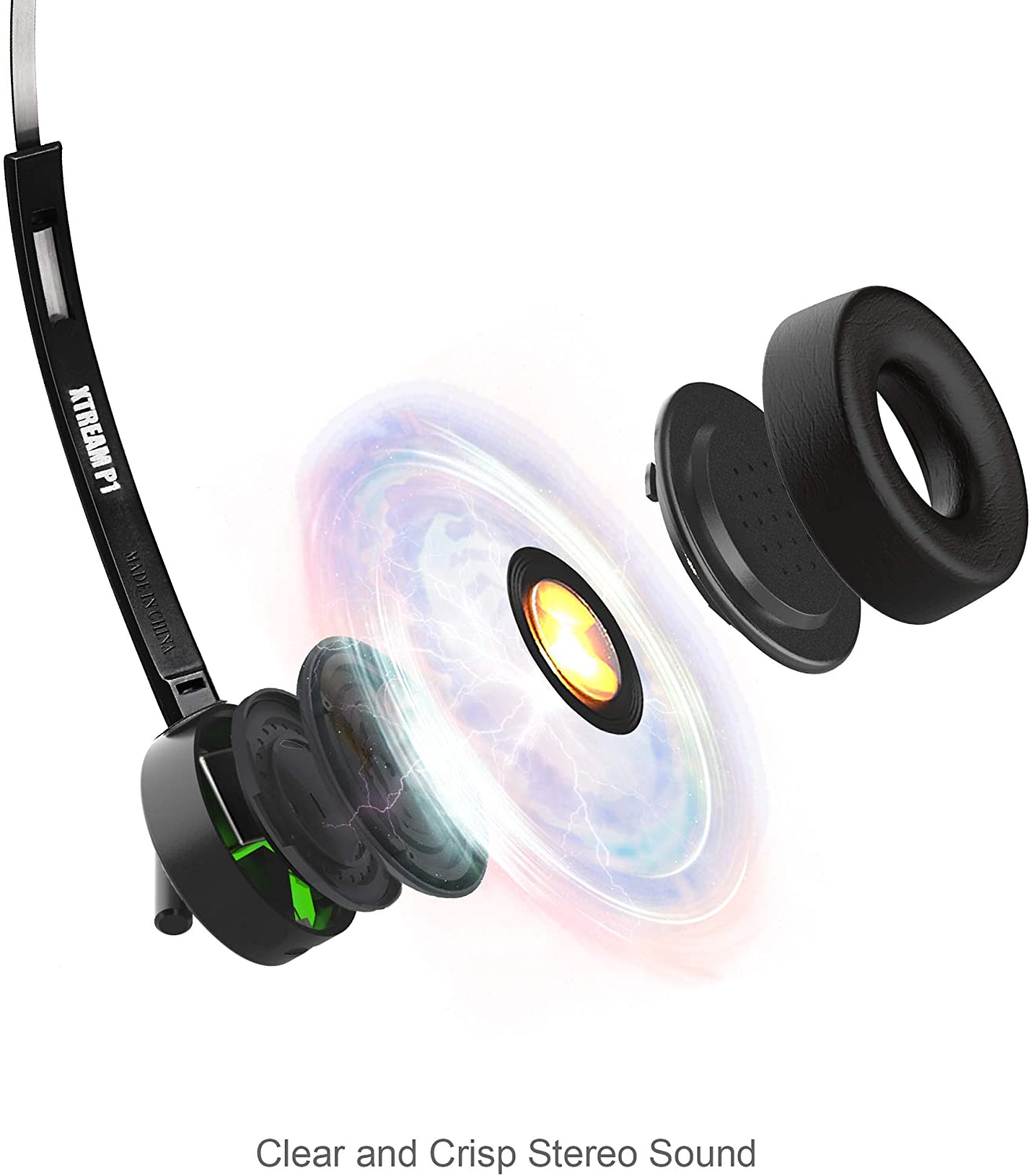 Adesso Xtream P1 Single-Sided USB Wired Headset with Adjustable Noise Canceling Microphone - Dealtargets.com