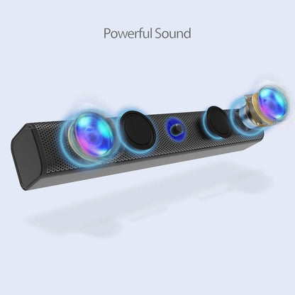 Adesso Xtream S6 Bluetooth and AUX Sound Bar Speaker 10W x 2 - Dealtargets.com