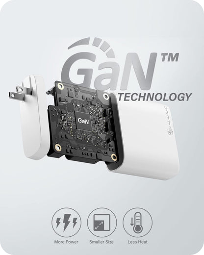 ALOGIC 100W MacBook Pro Charger USB C Charger withGaNFast Tech, PD 3.0 Laptop Charger for MacBook Pro 16/13, Air, M1 Mac, XPS 15/13, iPad Pro, iPhone 13/13 Pro/Max/13 Mini Galaxy, Pixel &amp; More - Dealtargets.com