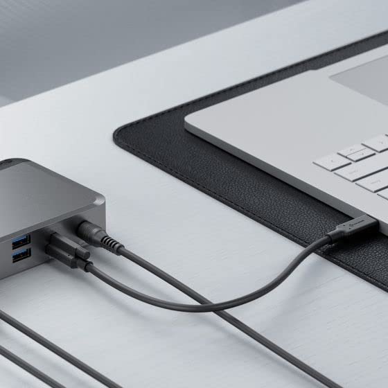 ALOGIC (8 in 1) MX2 USB-C Dual Display 4K@60Hz DisplayPort Alt. Mode Docking Station – with 65W Power Delivery - Dealtargets.com