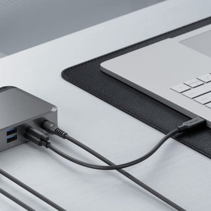 ALOGIC (8 in 1) MX2 USB-C Dual Display 4K@60Hz DisplayPort Alt. Mode Docking Station – with 65W Power Delivery - Dealtargets.com