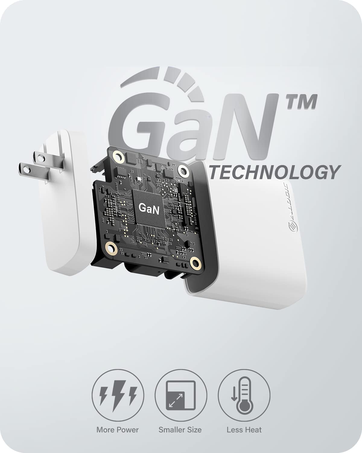 ALOGIC Dual USB C Wall Charger 68W 2-Port Fast Charger with GaN Fast Tech &amp; Dynamic Power Allocation,PD 3.0 Charger for MacBook/M1 Mac,XPS,iPad Pro,iPhone 13/13 Pro/Max/13 Mini,Galaxy &amp; More - Dealtargets.com