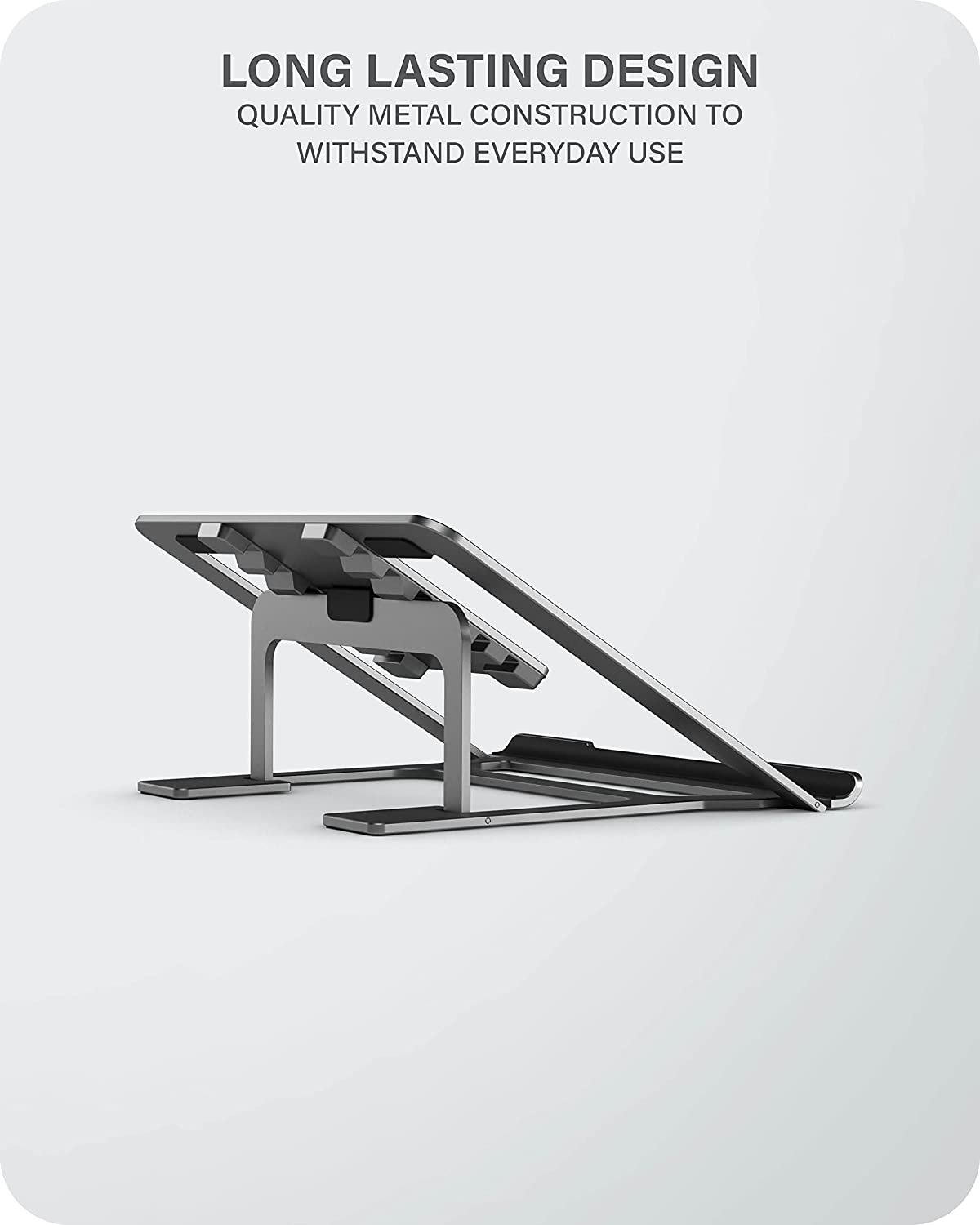 ALOGIC Metro Adjustable &amp; Portable Laptop Riser, Constructed Aluminium Alloy &amp; Silicon Grip, six Adjustable Angles, fits The Latest MacBook, Surface, and Other Laptop Devices - Dealtargets.com