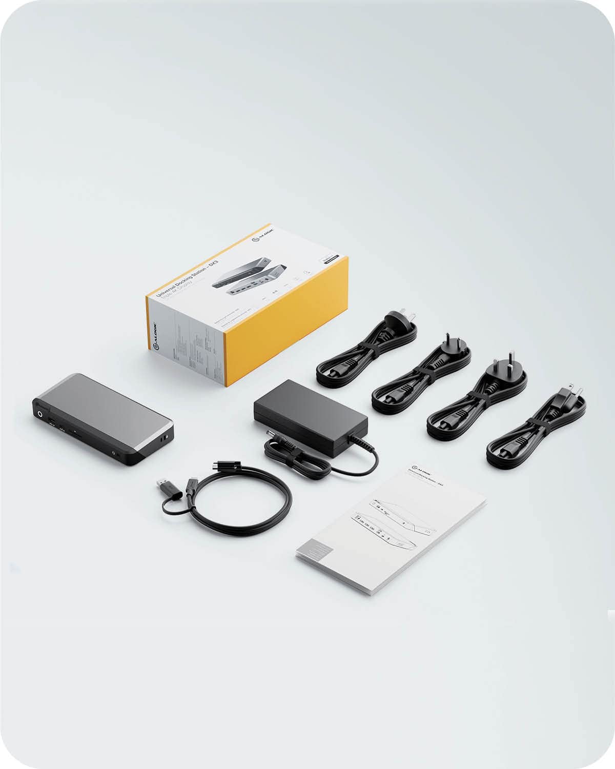 ALOGIC Triple 4K Display Universal Docking Station DX3 with 100W Laptop Charging for Mac and Windows, 3x4K@60Hz DisplayPort,1xUSB-C 10G(Fast Charging), 3xUSB-A 5G, Audio, Ethernet, Card Reader SD 4.0 - Dealtargets.com