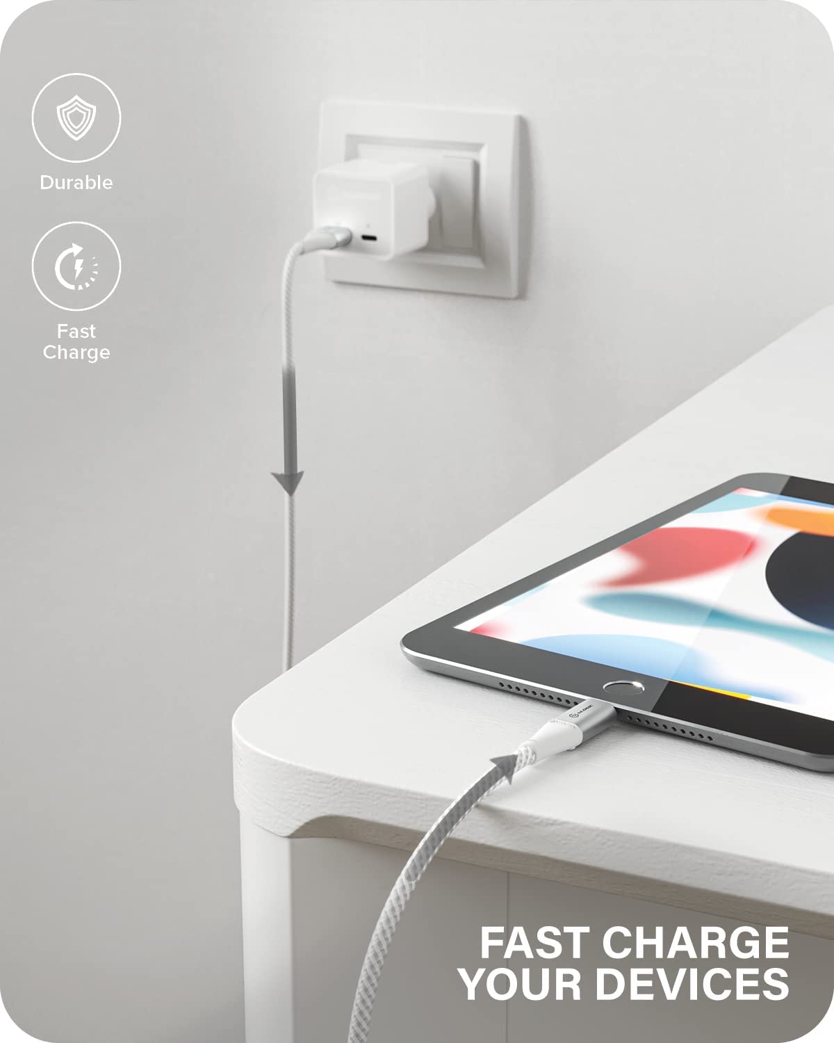 Alogic ULA8P1.5-SLV 1.5 m Super Ultra USB-A to Lightning Cable Silver - Dealtargets.com