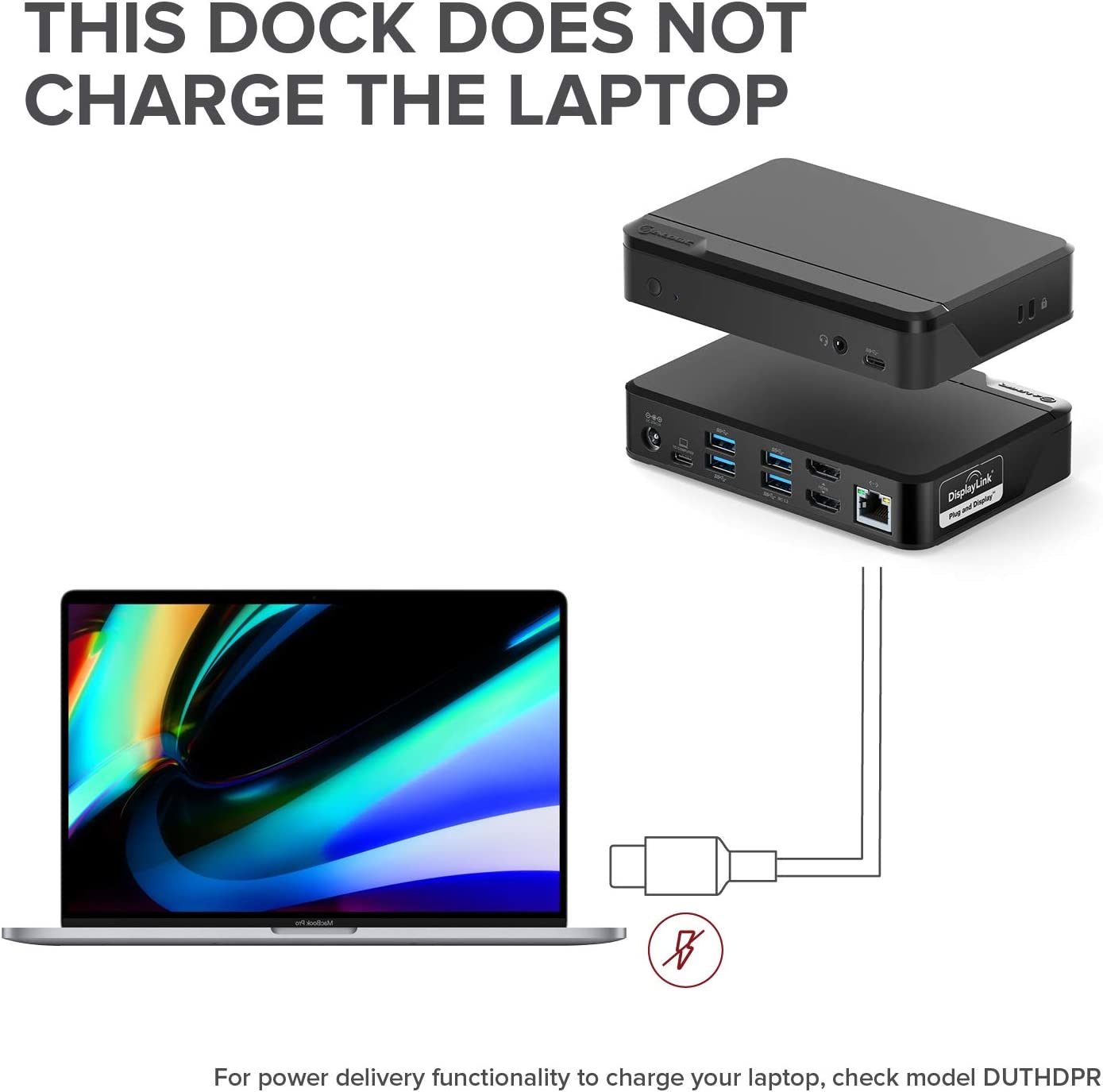 ALOGIC Universal Twin HD Docking Station, USB-C &amp; USB-A Compatible - Dual Display 1080p@60Hz, 2x HDMI, 1 x USB-C 3.1(5G), 4 x USB-A 3.0(5G), 1 x Audio, 1 x Gigabit Ethernet Lock slot– DUTHD - Dealtargets.com