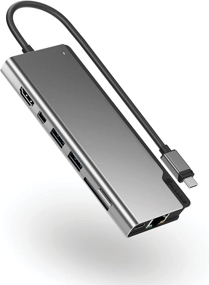 ALOGIC USB-C 4K Dual Display Dock; 100W Power Delivery; 2X USB-A; USB-C; HDMI; Mini DisplayPort; Ethernet; SD &amp; Micro-SD Card Reader; 8-in-1 Ultra Dock Plus Gen 2. - Dealtargets.com