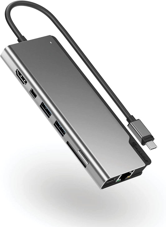ALOGIC USB-C 4K Dual Display Dock; 100W Power Delivery; 2X USB-A; USB-C; HDMI; Mini DisplayPort; Ethernet; SD &amp; Micro-SD Card Reader; 8-in-1 Ultra Dock Plus Gen 2. - Dealtargets.com