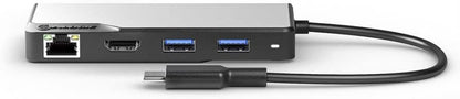 ALOGIC USB-C Fusion Alpha 5-in-1 Hub V2 - 2 x USB-A 3.1 Gen 1, 1 x USB-C 3.1 Gen 1 &amp; 100WPD, 1 x HDMI 4K@60Hz, and 1 x Gigabit Ethernet - Dealtargets.com