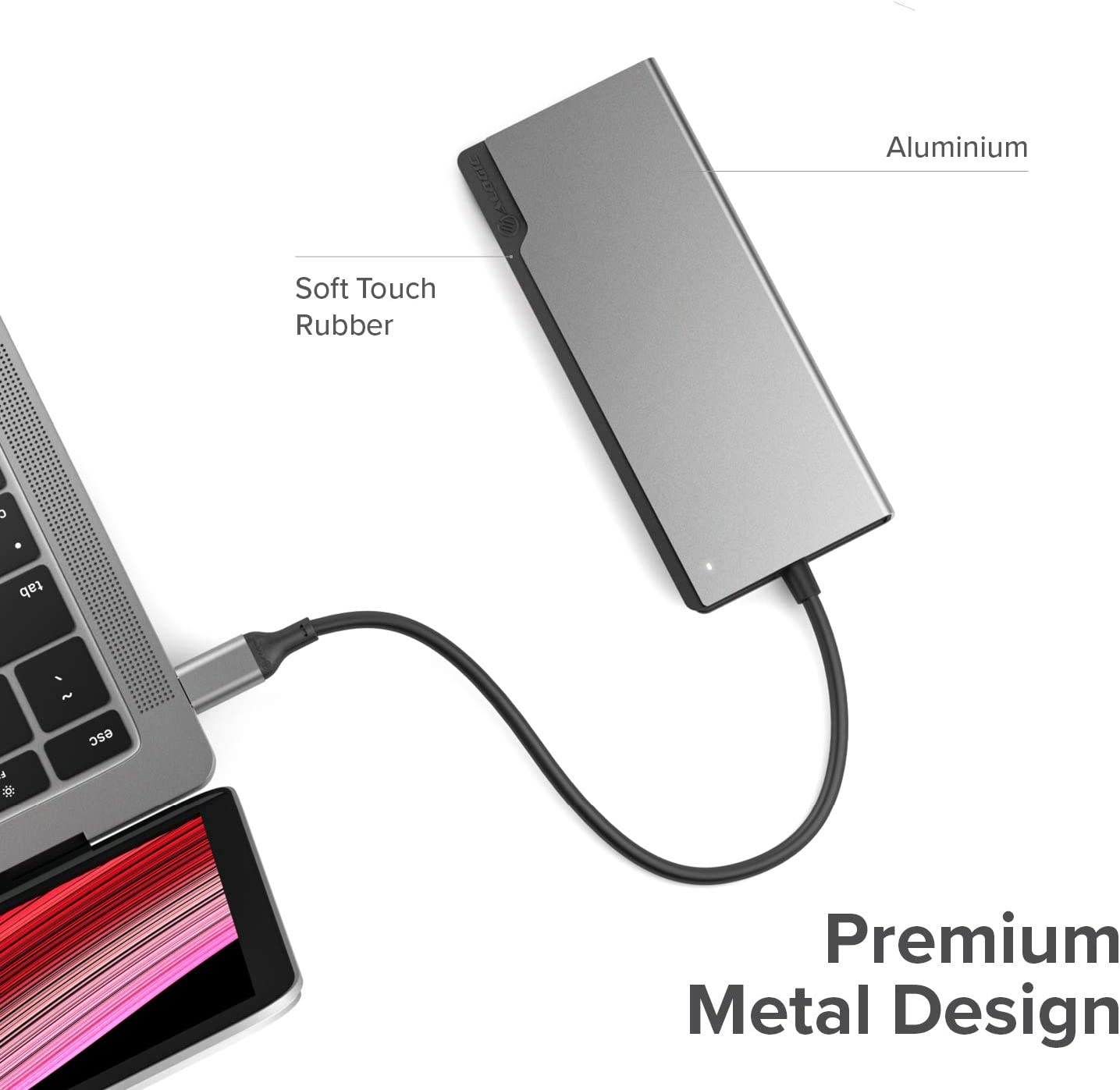 ALOGIC USB C Hub, 6-in-1 Hub,4K HDMI,2 USB 3.0,1 USB C with Data &amp; 100W Laptop Charging,Micro/SD Card Reader,Dock Uni, for MacBook Pro/Air(Thunderbolt 3 Compatible),iPad Pro/Air 2020, XPS and More - Dealtargets.com