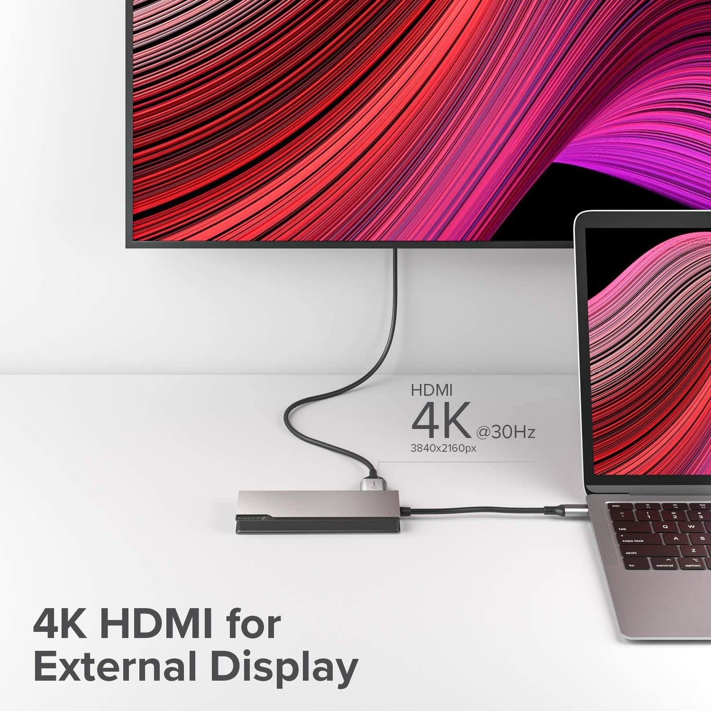 ALOGIC USB C Hub, 6-in-1 Hub,4K HDMI,2 USB 3.0,1 USB C with Data &amp; 100W Laptop Charging,Micro/SD Card Reader,Dock Uni, for MacBook Pro/Air(Thunderbolt 3 Compatible),iPad Pro/Air 2020, XPS and More - Dealtargets.com
