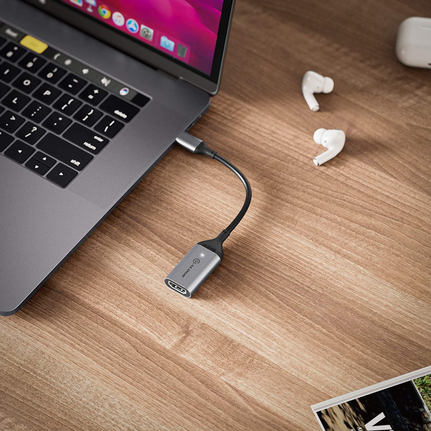 ALOGIC USB C to HDMI Adapter, Supports HDMI 4K 60Hz (Thunderbolt 3 Compatible) for MacBook Pro, MacBook Air, iPad Pro/Air 2020, Pixelbook, XPS, Galaxy, and More - Dealtargets.com