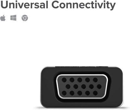 ALOGIC USB C to VGA Mini Adapter, 1920 x 1200 (1200p) @60Hz Compatible with MacBook Pro, Air, Pixel Book, XPS, Surface, Galaxy, iPad Pro, Air 2020 and More (Thunderbolt Compatible) - Dealtargets.com
